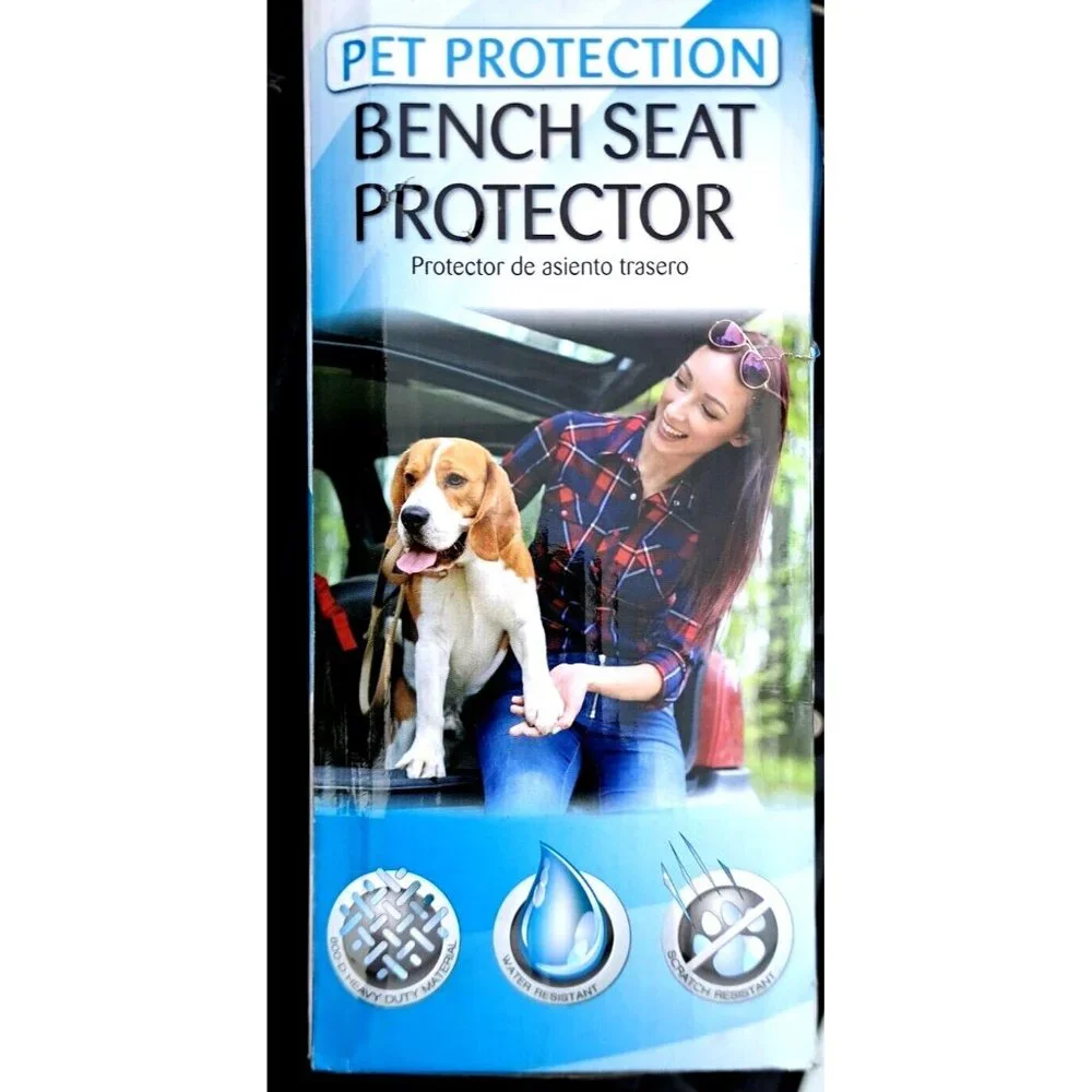 Pet Protection Rear Bench Seat Protector Water & Scratch Resistant Heavy-Duty Qu - Picture 4 of 6